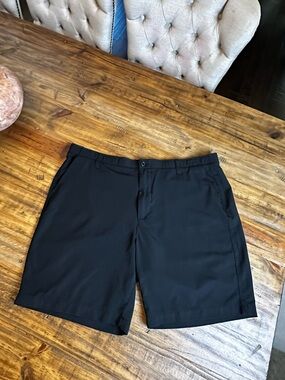 Architect Men's Black Flat-Front Casual Shorts